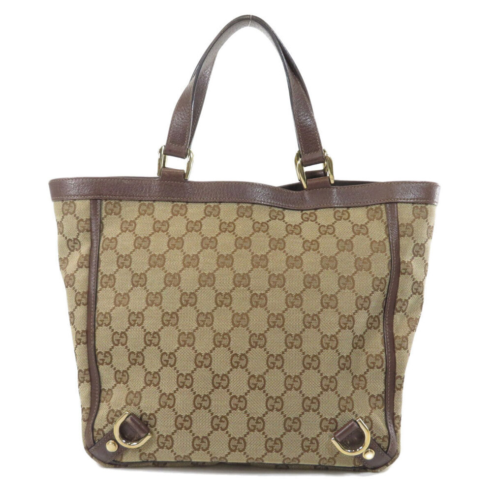 Gucci d beige bag monogram brown ring Abbey tote canvas